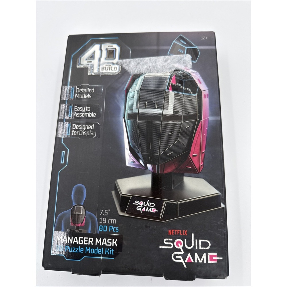 Netflix Squid Game 4D Build Manager Mask 3D Puzzle Model Kit New